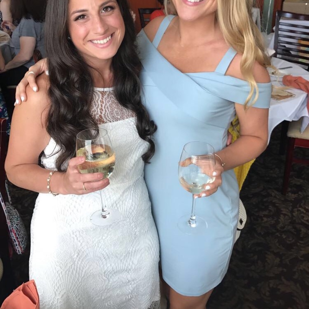 By the way off the shoulder mini dress